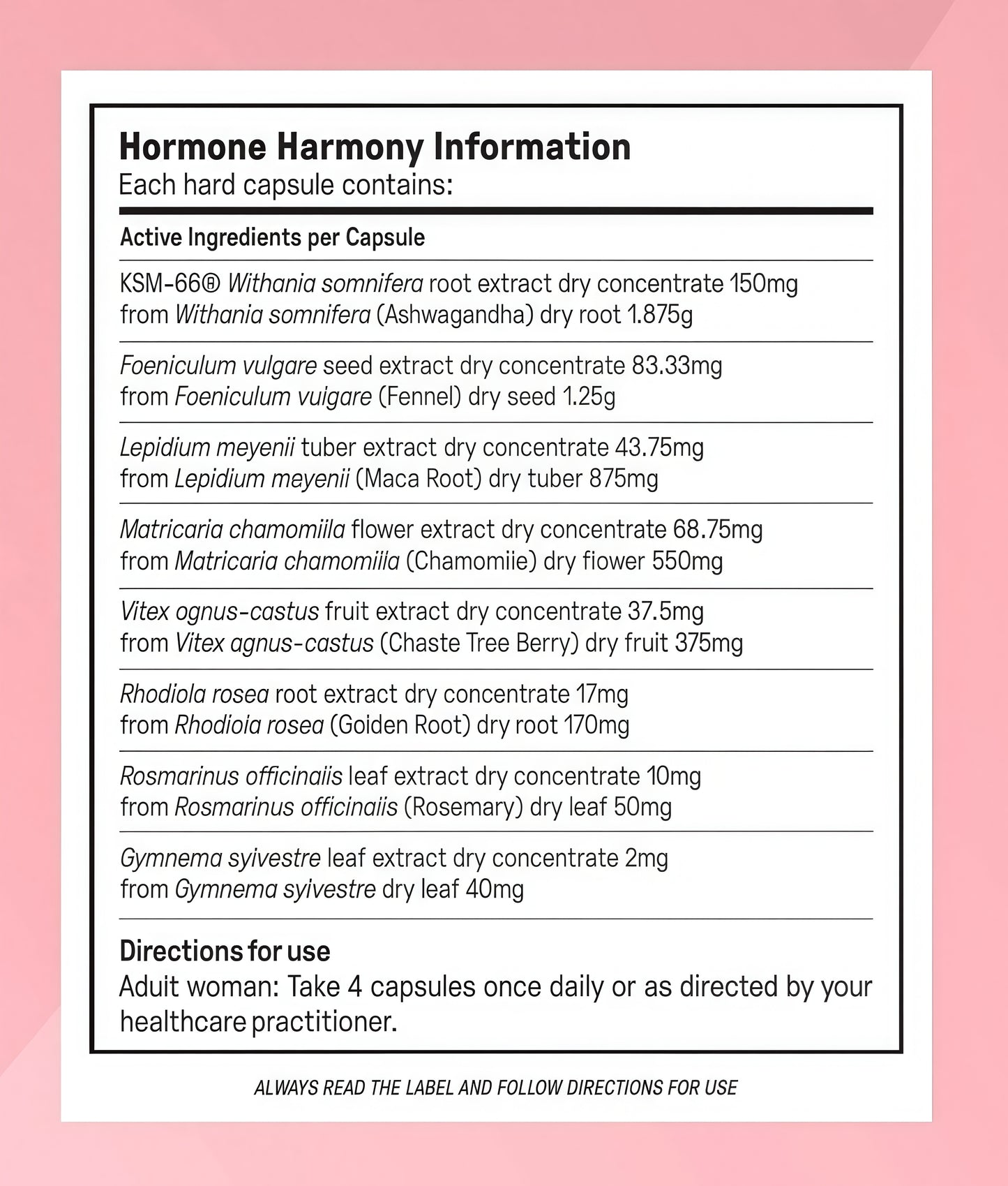 Happy Mammoth Not Available Hormone Harmony Natural Hormonal Support for Women, Relief for Menopause,Perimeno pause,Healthy Hormonal Balance, Hot Flashes.