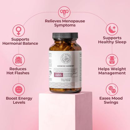Happy Mammoth Not Available Hormone Harmony Natural Hormonal Support for Women, Relief for Menopause,Perimeno pause,Healthy Hormonal Balance, Hot Flashes.