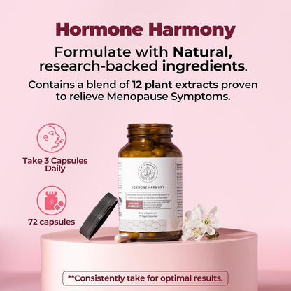 Happy Mammoth Not Available Hormone Harmony Natural Hormonal Support for Women, Relief for Menopause,Perimeno pause,Healthy Hormonal Balance, Hot Flashes.