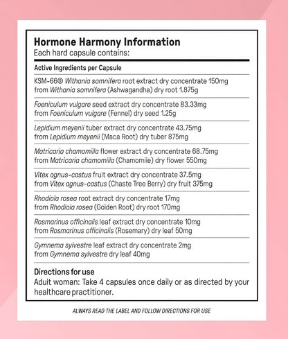 Happy Mammoth Not Available Hormone Harmony Natural Hormonal Support for Women, Relief for Menopause,Perimeno pause,Healthy Hormonal Balance, Hot Flashes.