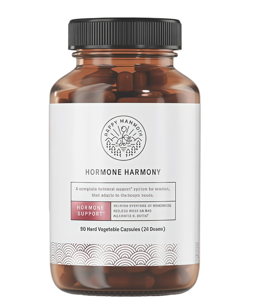 Happy Mammoth Not Available Hormone Harmony Natural Hormonal Support for Women, Relief for Menopause,Perimeno pause,Healthy Hormonal Balance, Hot Flashes.