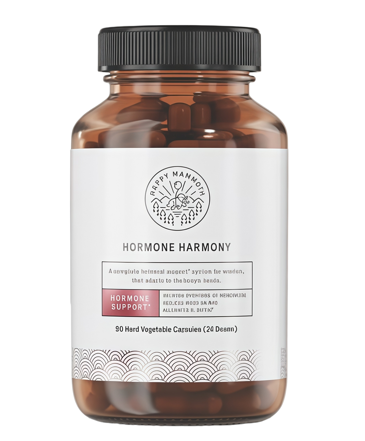 Happy Mammoth Not Available Hormone Harmony Natural Hormonal Support for Women, Relief for Menopause,Perimeno pause,Healthy Hormonal Balance, Hot Flashes.